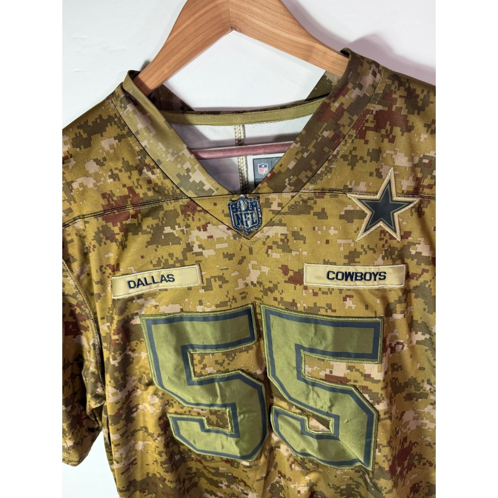 Nike Dallas Cowboys Vander Esch 55 Salute to Service Camo Jersey XL Mens